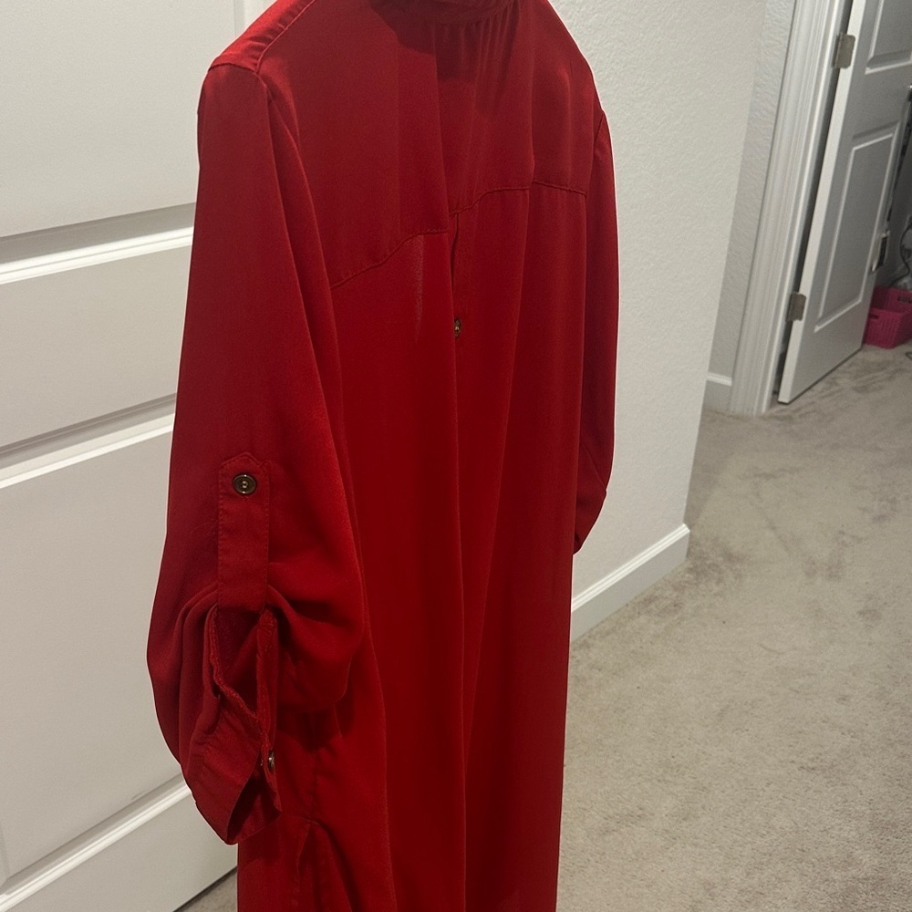 Mileage Elegant Red High Low Dress BNWOTs - Picture 3 of 4